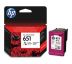 HP 651 3farebná ink kazeta, C2P11AE
