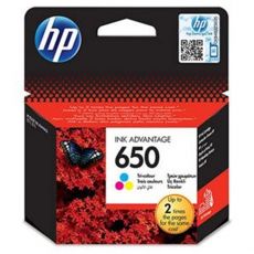 HP 650 3farebná ink kazeta, CZ102AE