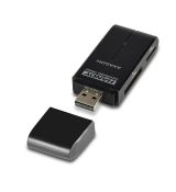 AXAGON CRE-D4B, USB 2.0 externá HANDY čítačka černá