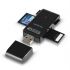 AXAGON CRE-D4B, USB 2.0 externá HANDY čítačka černá
