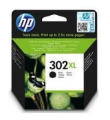 HP 302XL  čierna ink kazeta, F6U68AE